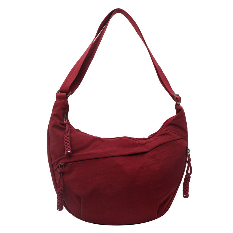 Fashion Cloth Lightweight Commuter Large Capacity Female Class Women's Messenger Bag