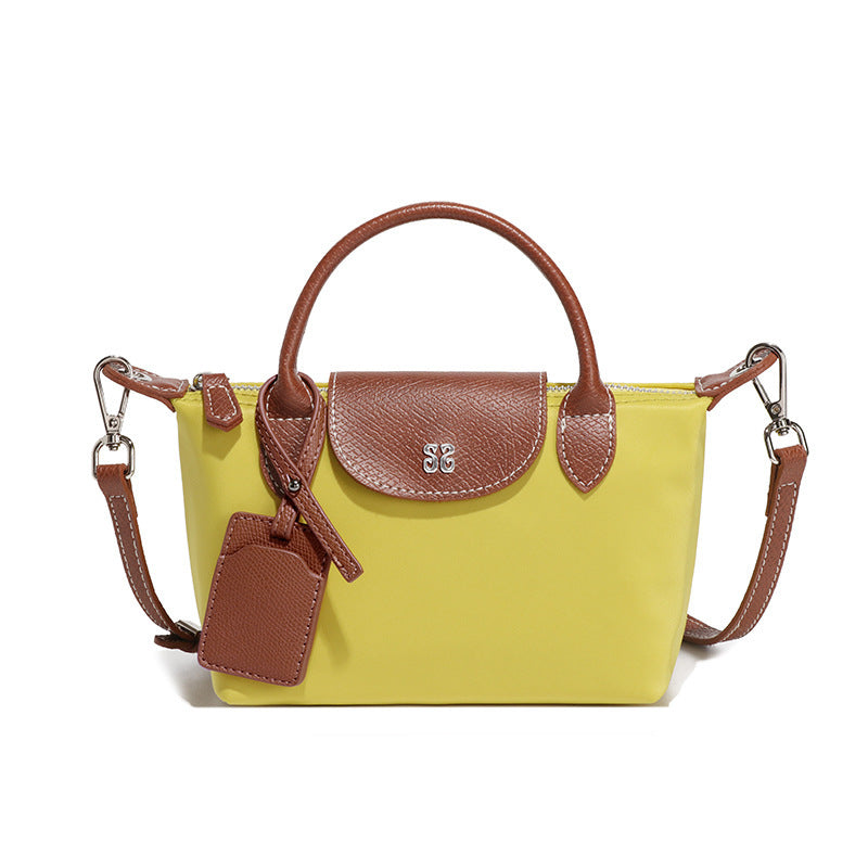 Women's French Style Mini Fashion Simple Dumpling Nylon Waterproof Lightweight Phone Bags