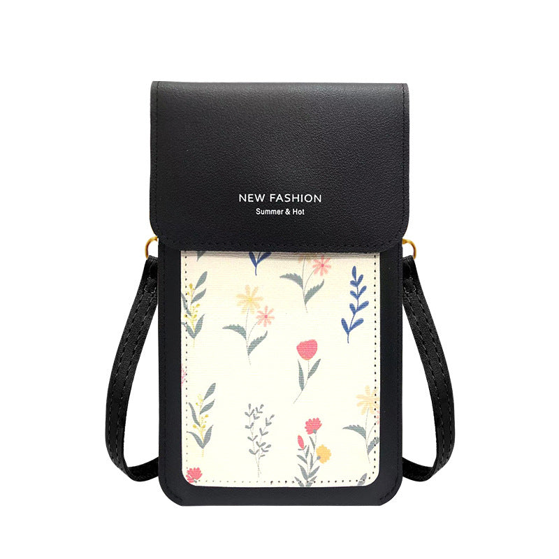 Stylish Touch Screen Thin Printed Mini Bags