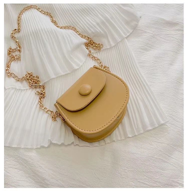 Women's Mini Saddle Korean Versatile Chain Crossbody Bags
