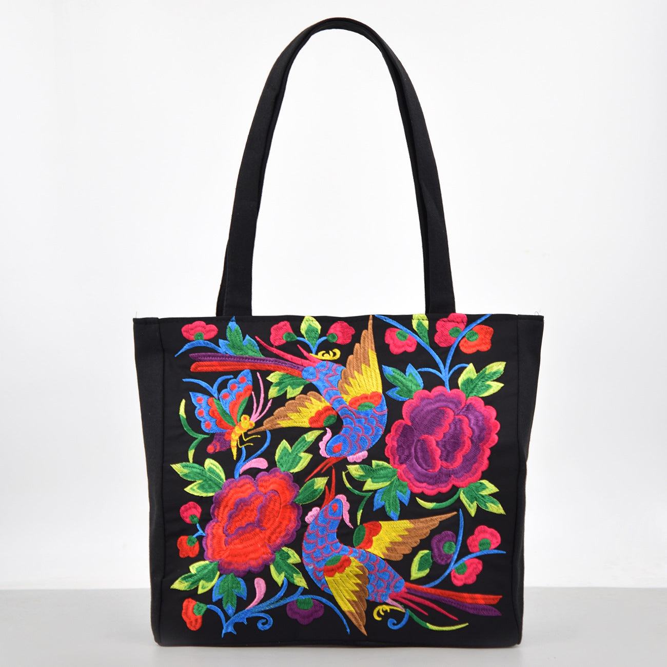 Women's Ethnic Style Embroidered Large Capacity Yunnan Canvas Bags