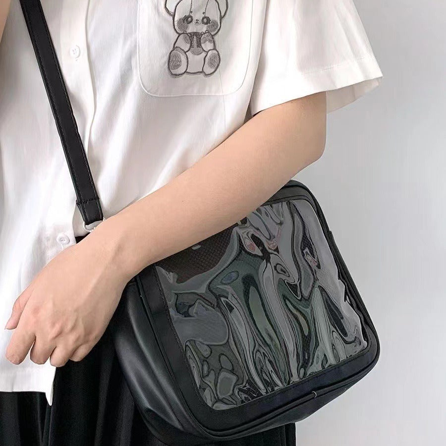 Comic Show Cartoon Uniform Style Bar Rice Crossbody Bags
