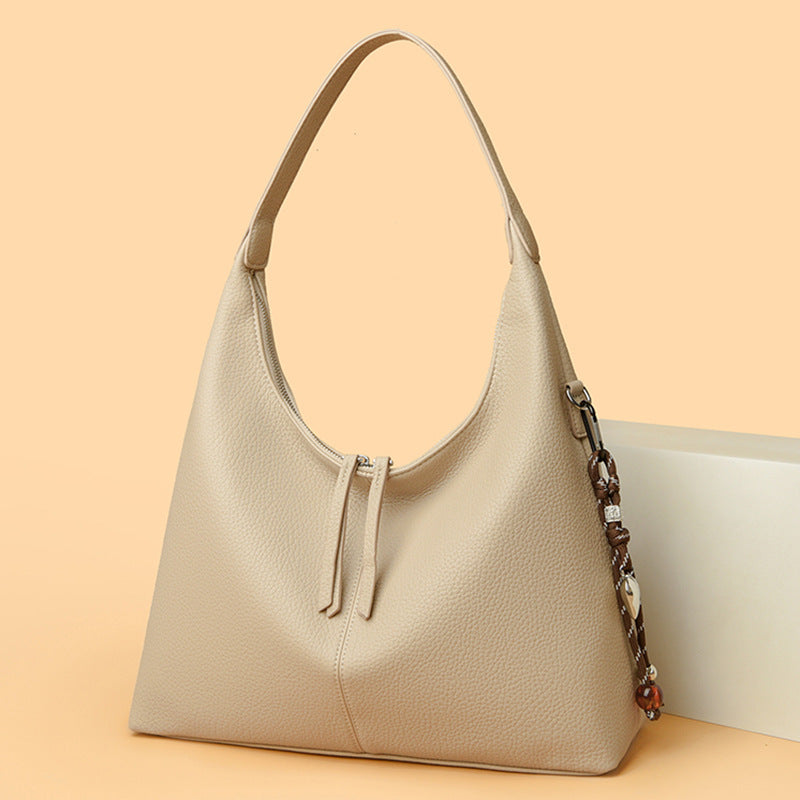 Spring Large Capacity Totes Minimalist Retro Fashion Underarm Women's Shoulder Bag