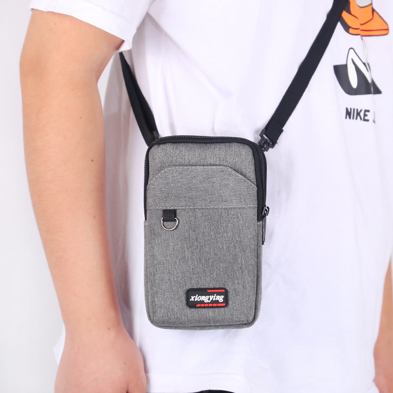 Men's Beautiful Cool Mobile Canvas Multifunctional Men's Waist Packs