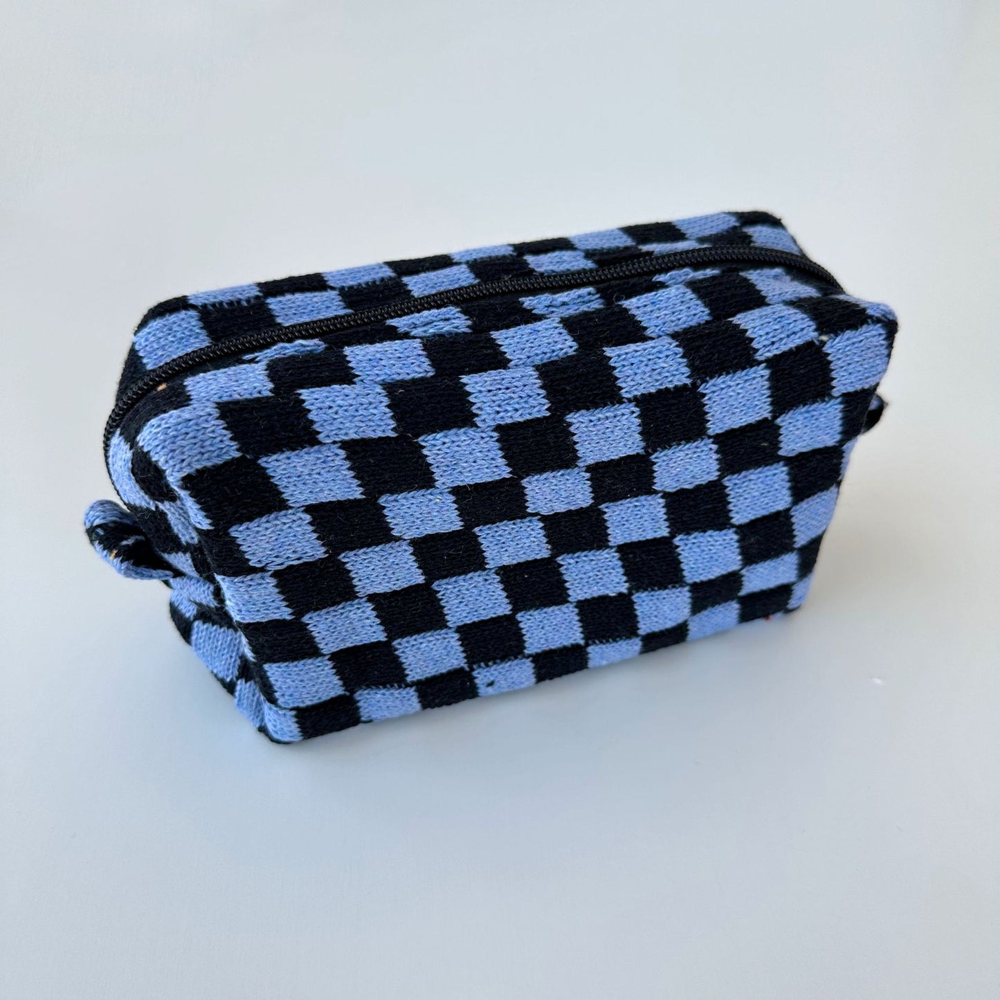 Large Capacity Chessboard Plaid Stripes Color Matching Cosmetic Bags