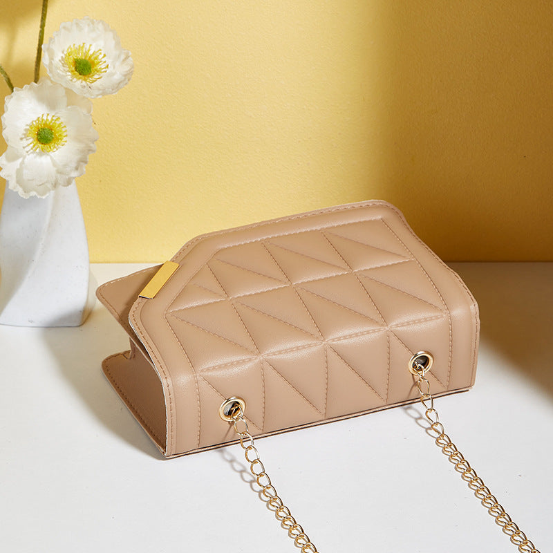 Women's Diamond Check Simple Fashion Classic Personality Bags