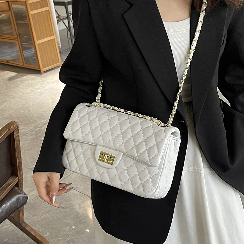Women's Fashion Chain One Korean Diamond Embroidery Shoulder Bags