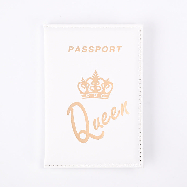 Plain Skin Feeling Passport Cover Ticket Card Holder