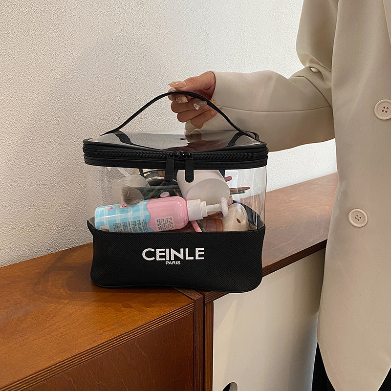 Women's Transparent Large Capacity Portable High-grade Cosmetics Bags