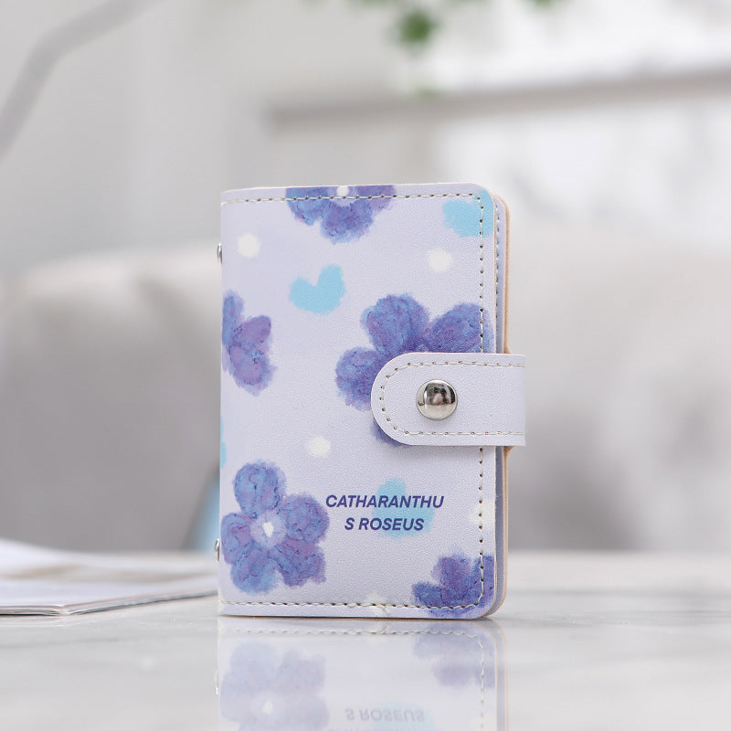 Printing Pattern Slot Letter Of Credit Card Holder