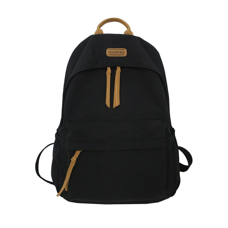 Style Female Simple College Cute Nylon Backpacks
