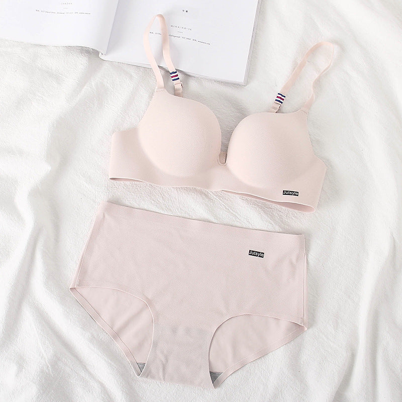Young Lady Thick Cup Small Breast Lingerie Sets