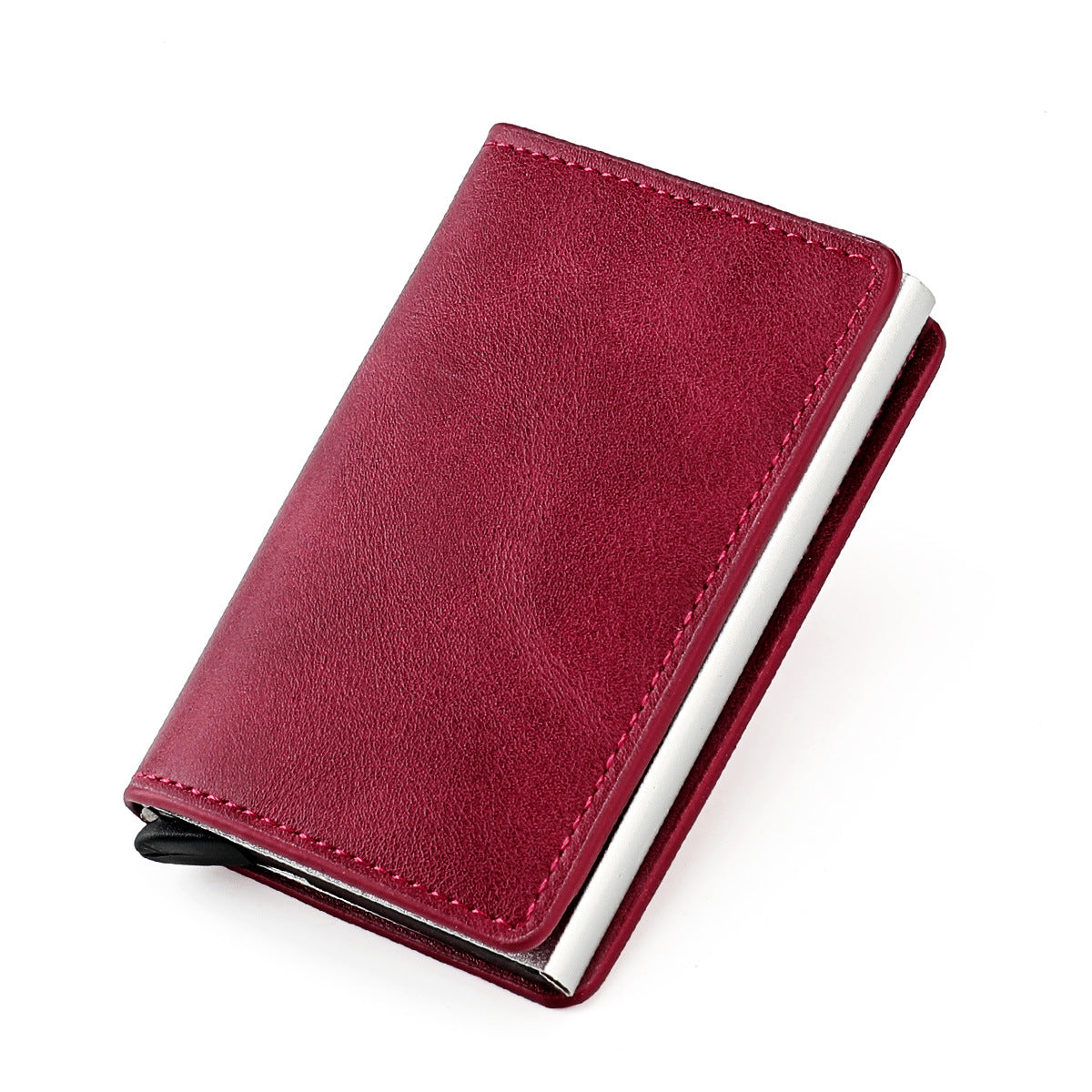 Men's Aluminum Alloy Credit Metal Cassette Business Card Holder