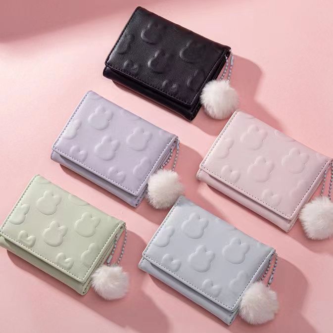 Women's Korean Rabbit Fresh Sweet Beautiful Coin Purses