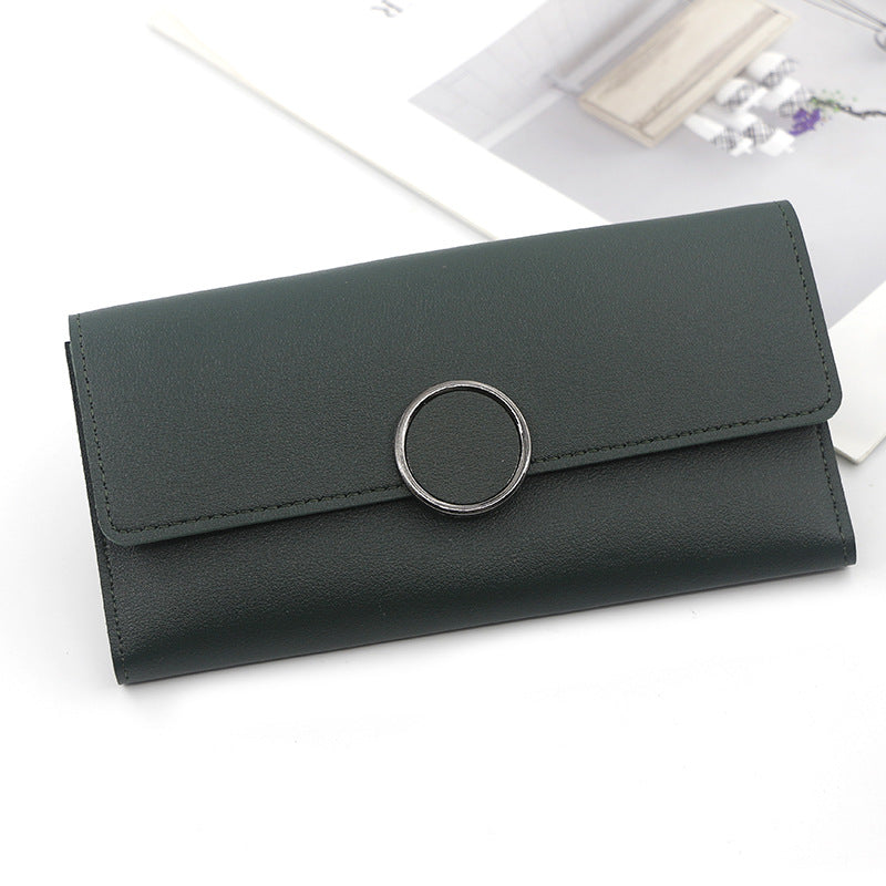 Women's Long Korean Style Simple Clutch Ladies Wallet
