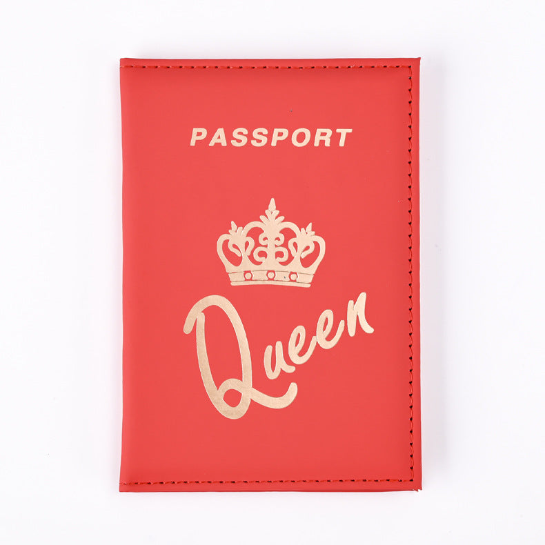 Plain Skin Feeling Passport Cover Ticket Card Holder