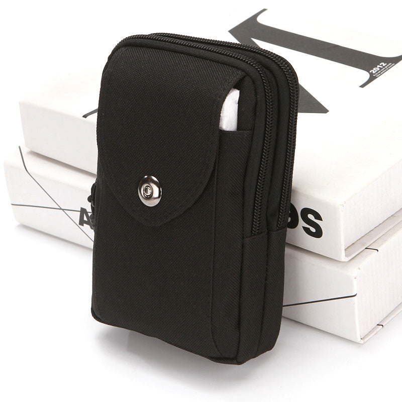 Men's Mobile Solid Color Vertical Guard Portable Phone Bags