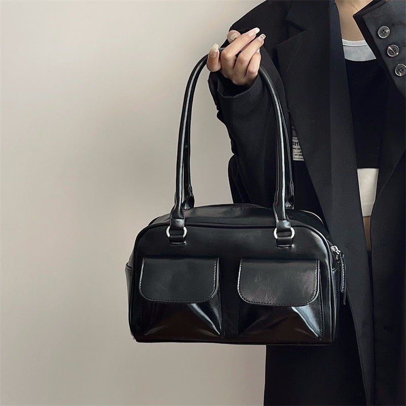 Women's Niche Underarm Large Capacity Retro Simple Shoulder Bags