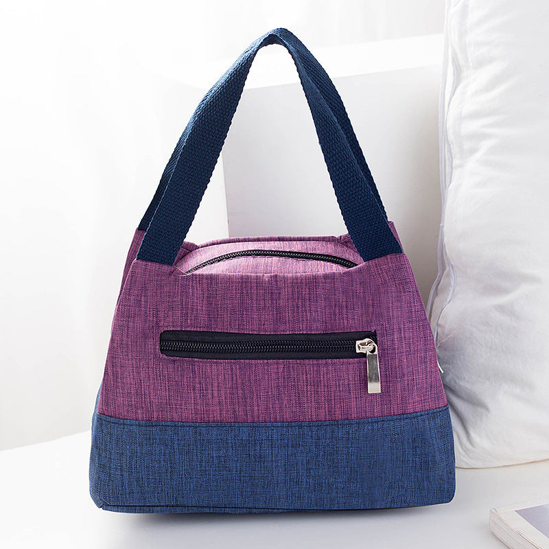 Women's Canvas Large Capacity Lunch Box Cloth Handbags