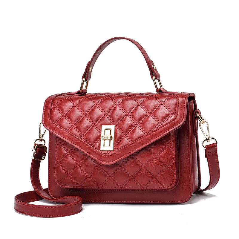 Trendy Women's New Fashion Rhombus Korean Shoulder Bags
