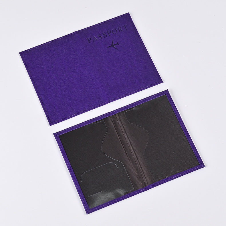 Sky Color Changing Passport Cover Ticket Clip Direct Card Holder