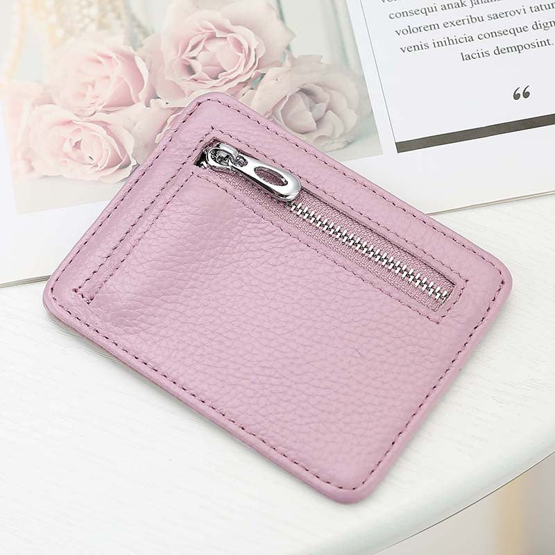 Women's & Men's & Zipper Document Multiple Slots Bank Card Holder