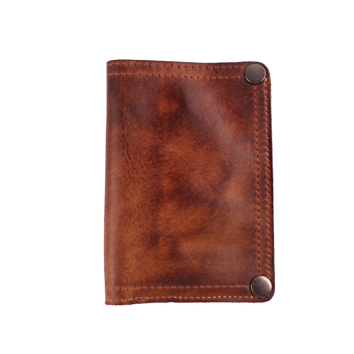 Men's Simplicity Retro Rub Colored First Layer Cowhide Men's Wallet