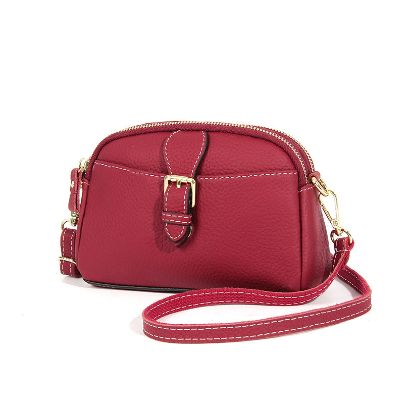 Women's First Layer Cowhide Summer Large Capacity High-grade Shoulder Bags