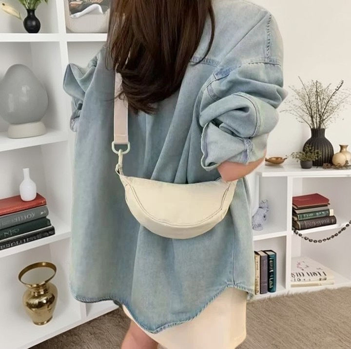 Women's Fashion Lightweight Dumpling Korean Style Women's Messenger Bag