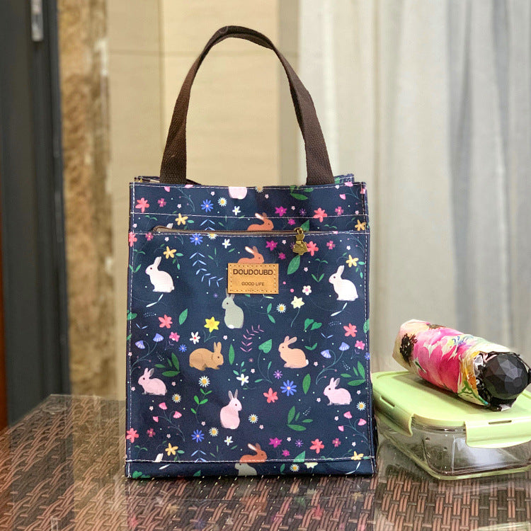 Running Volume Korean Style Waterproof Lunch Box Portable Handbags