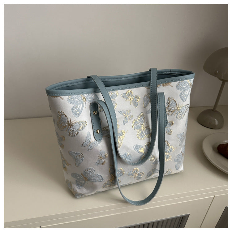 Women's Butterfly Summer Popular Western Style Leisure Large Capacity Figured Women's Shoulder Bag