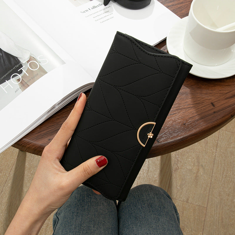 Charming Women's Long Design Fresh Clutch Coin Purses
