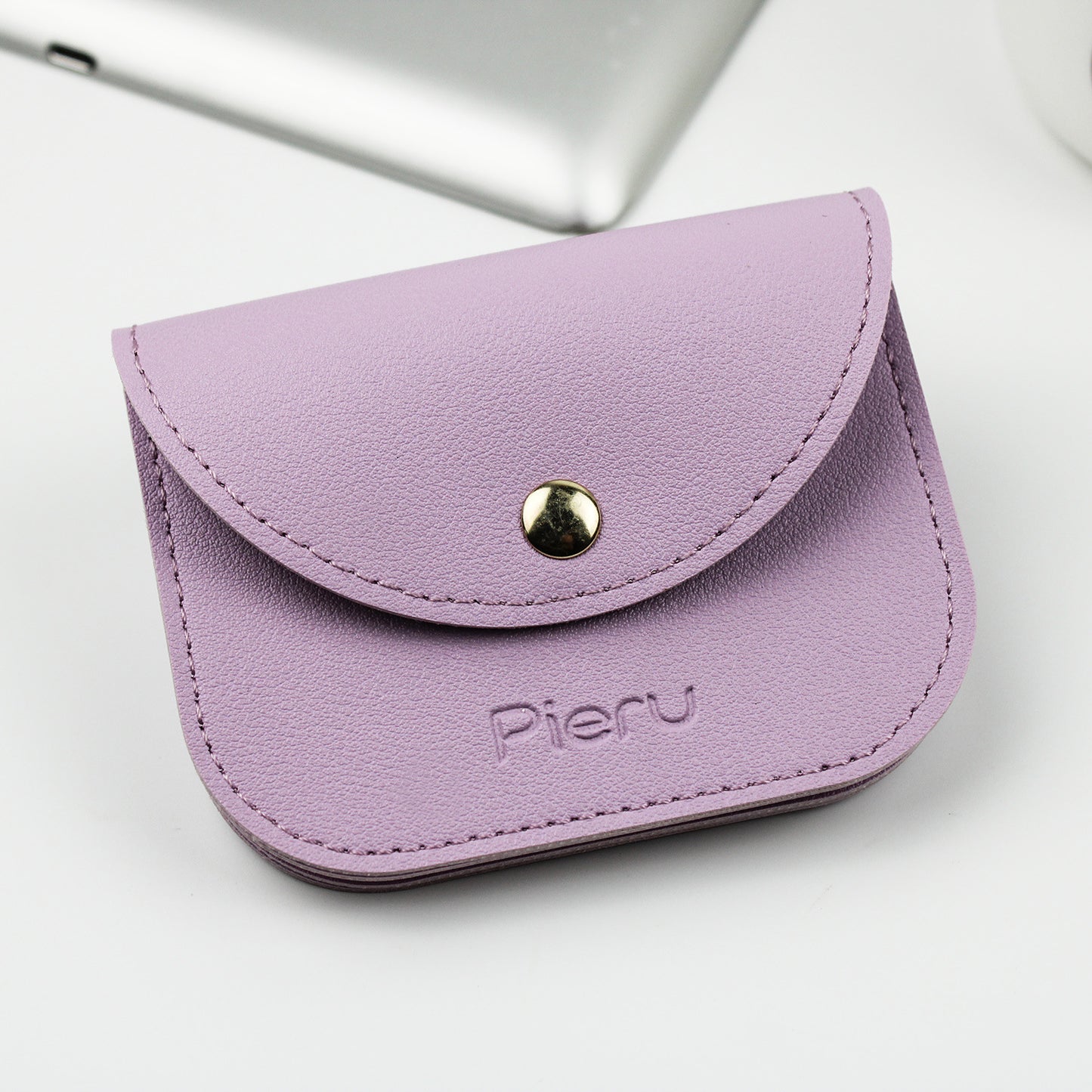 Women's Korean Style Simple Fresh Leather Envelope Card Holder
