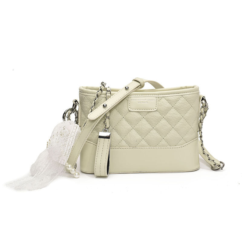 Women's Style Diamond Pattern Chain Summer Checked Bags
