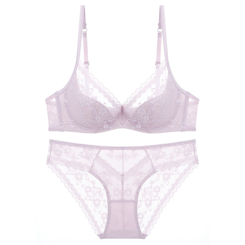 Women's Style Underwear Big Chest Small Soft Lingerie Sets