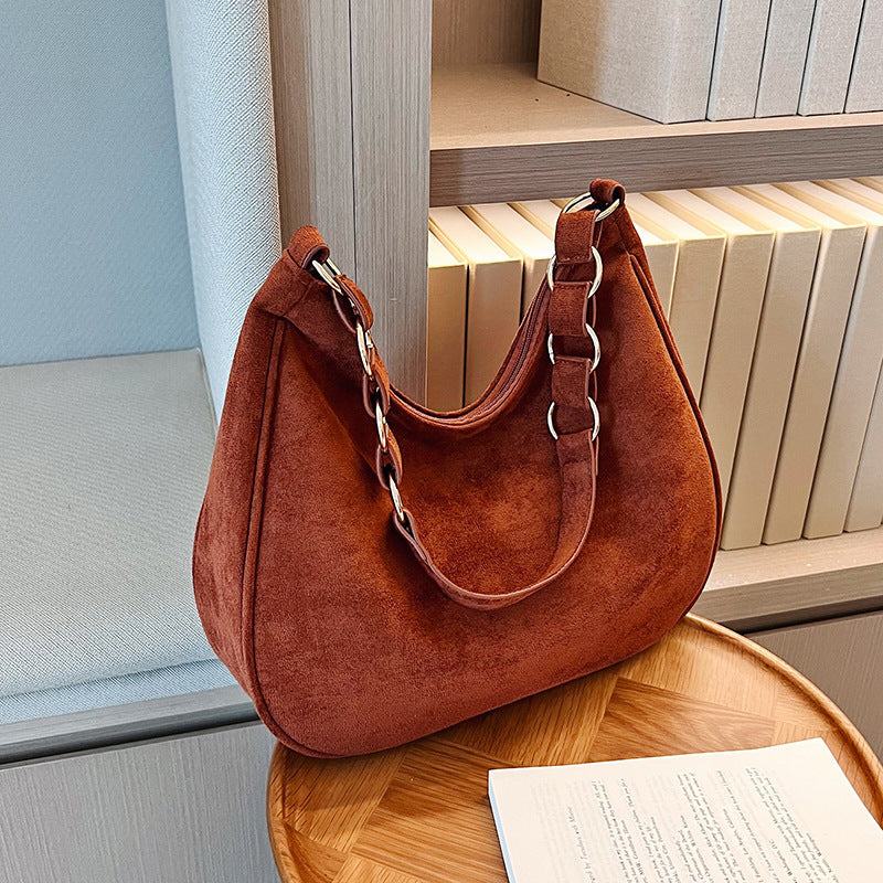 Women's Trendy Classy Attractive Korean Frosted Shoulder Bags