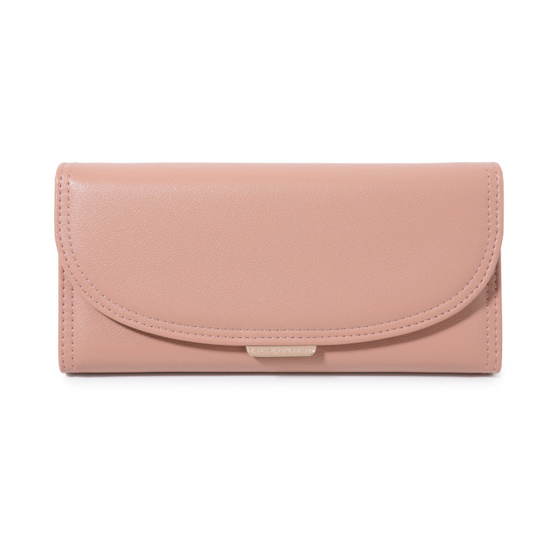 Classy Women's Long High-grade Tri Fold Ladies Wallet