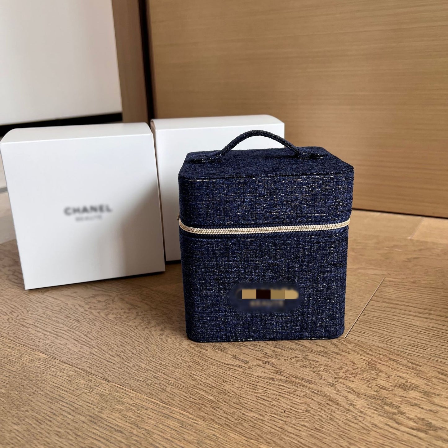 Counter Christmas Limited Gift Blue Platinum Cosmetic Bags