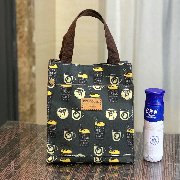 Running Volume Korean Style Waterproof Lunch Box Portable Handbags