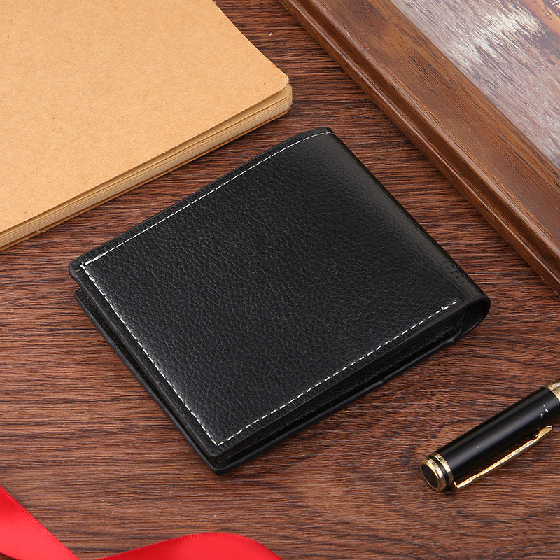 Men's Short Male Youth Business Fashion Large Men's Wallets