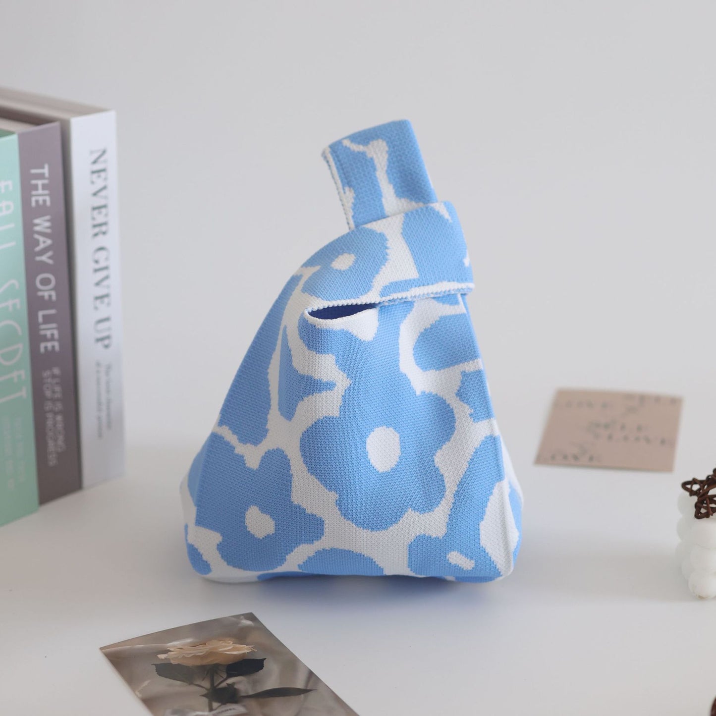 Unique Women's Knitted Woven Vest Simple Handbags