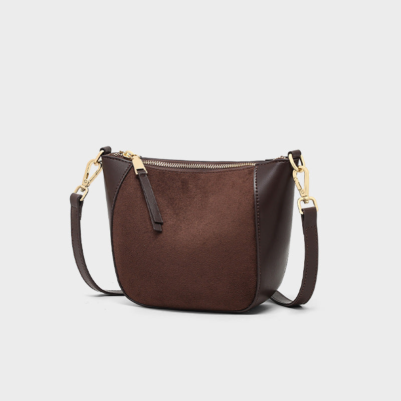 Women's Genuine Leather Advanced Feeling Tong Dumpling Bags