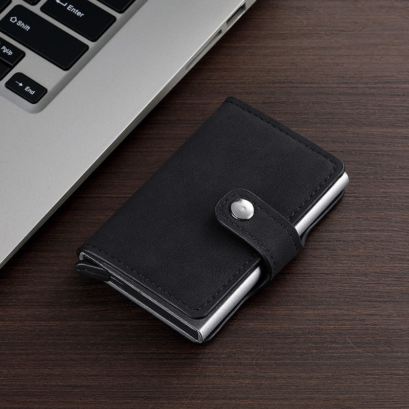 Women's & Men's & Metal Automatic Pop-up Cassette Good-looking Card Holder