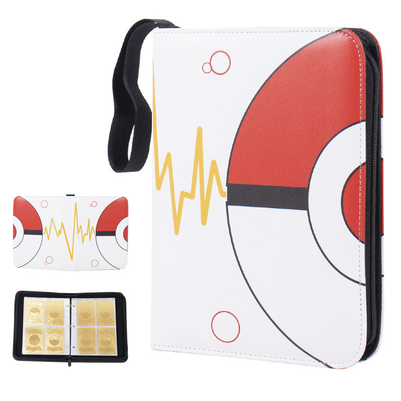 Magic Binder Grid Game Cartoon Favorites Card Holder