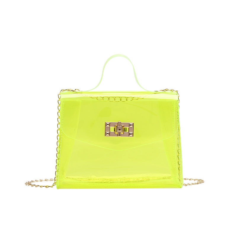 Unique Women's Korean Fashion Mini Transparent Shoulder Bags