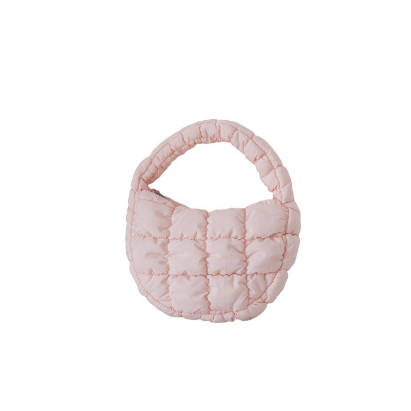 Women's Down Cotton Coat Fashion Mini Dumpling Handbags