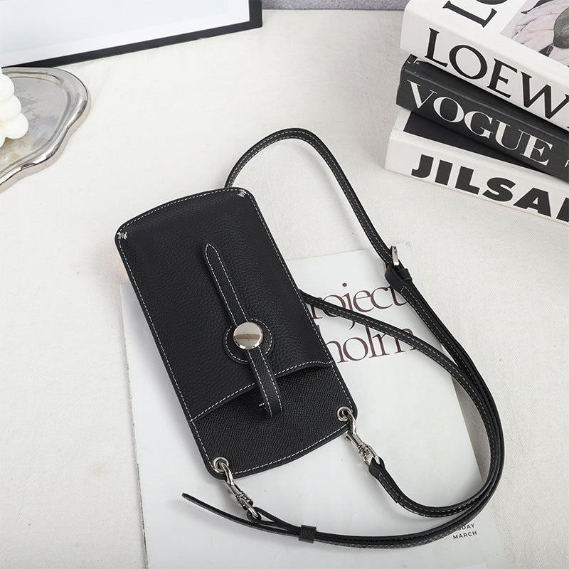 Genuine Leather Lightweight Summer Exquisite Mini Phone Bags