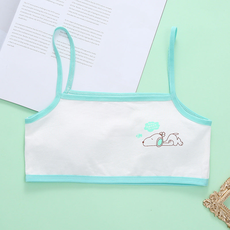 Children's Cotton Underwear Development Period Vest Elementary Tanks Camis