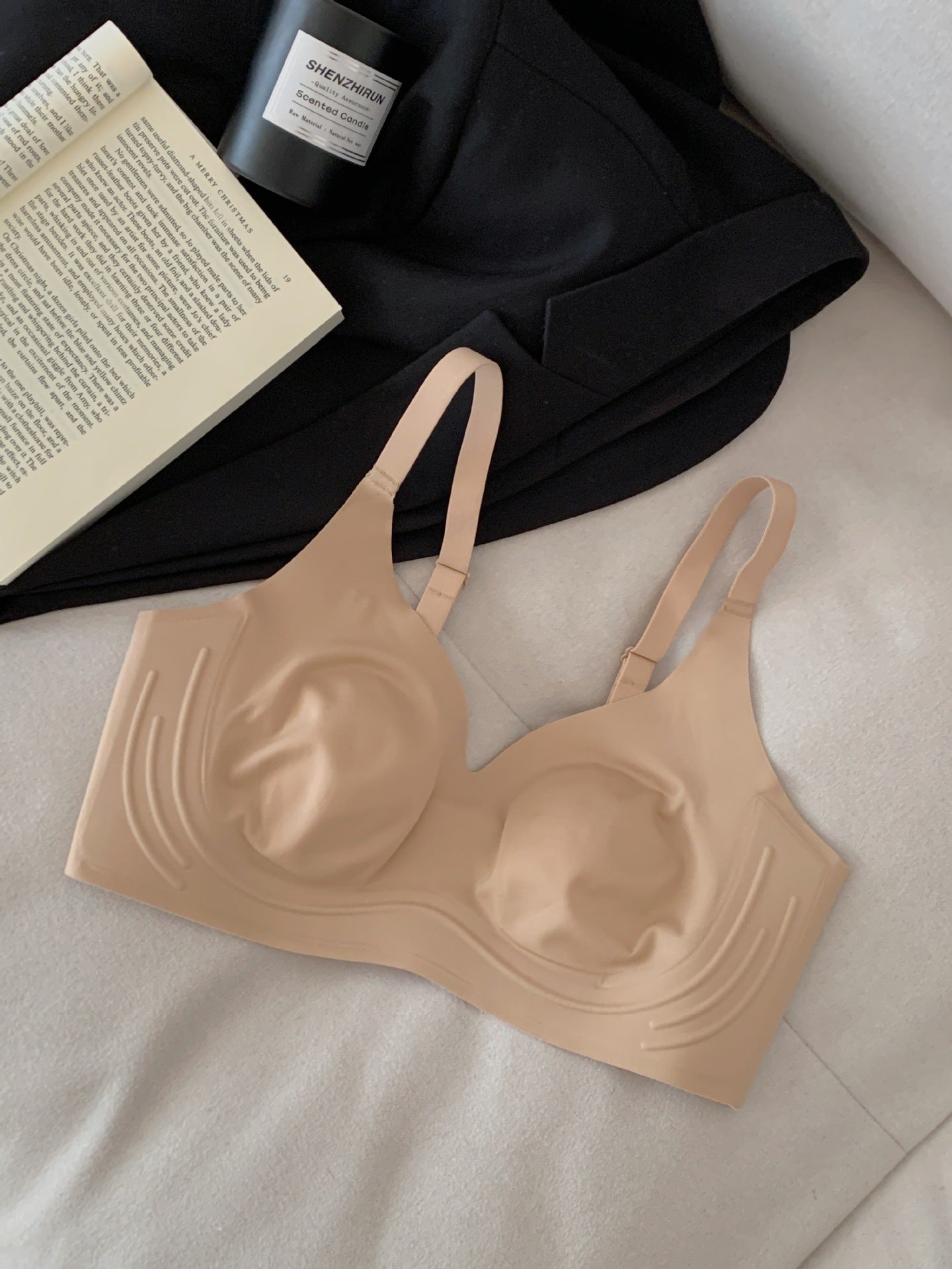 Women's Mug Underwear Big Chest Small Thin Breathable Everyday Bras