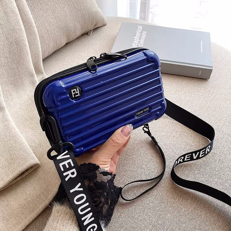 Women's Hard Mini Toiletry Storage Box Dinner Makeup Bag
